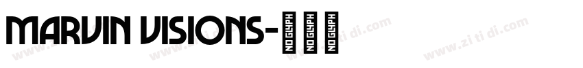 Marvin Visions字体转换